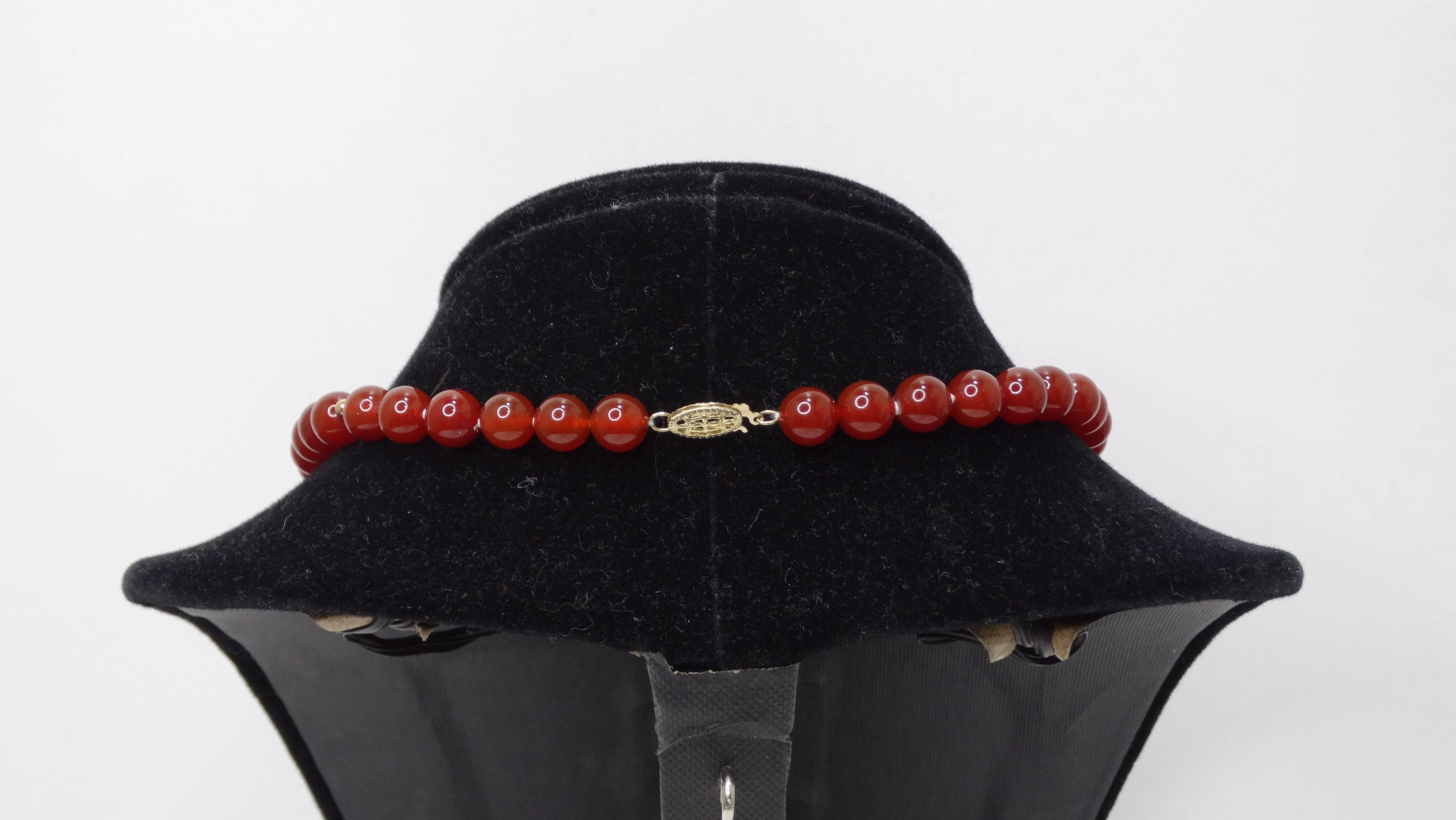 10k Gold and Jade Beaded Necklace