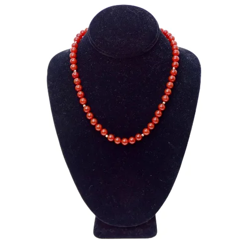 10k Gold and Jade Beaded Necklace