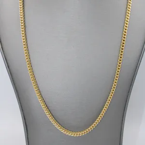 14K Hollow Franco Chain Tow Tone (30" inches) JTJ™