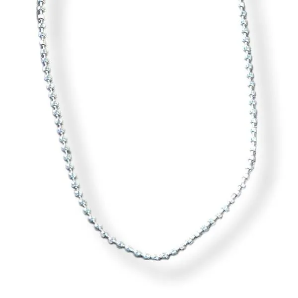 16" Sterling Silver Chain Ball