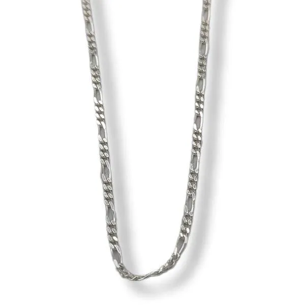 16" Sterling Silver Chain Figaro Style