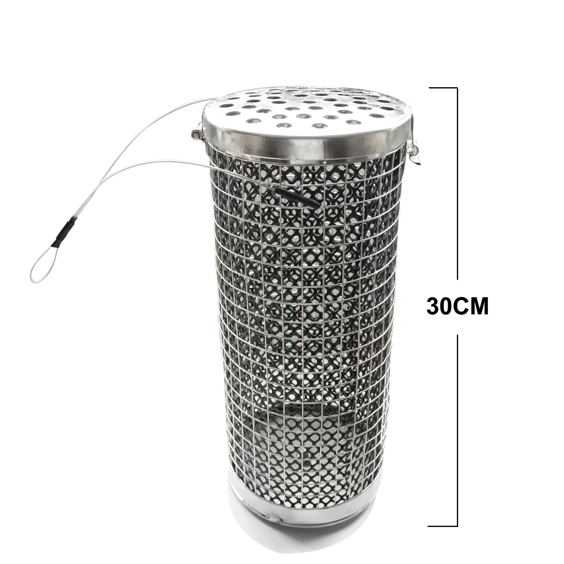 3 sizes Stainless Steel Berley Cage Bucket 20/25/30cm Fishing Tackle