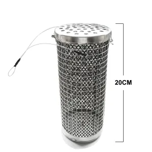 3 sizes Stainless Steel Berley Cage Bucket 20/25/30cm Fishing Tackle
