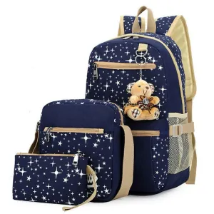 3pcs Kids School Backpack Set