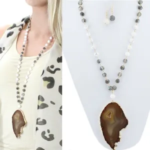 71905 - Natural Stone Necklace