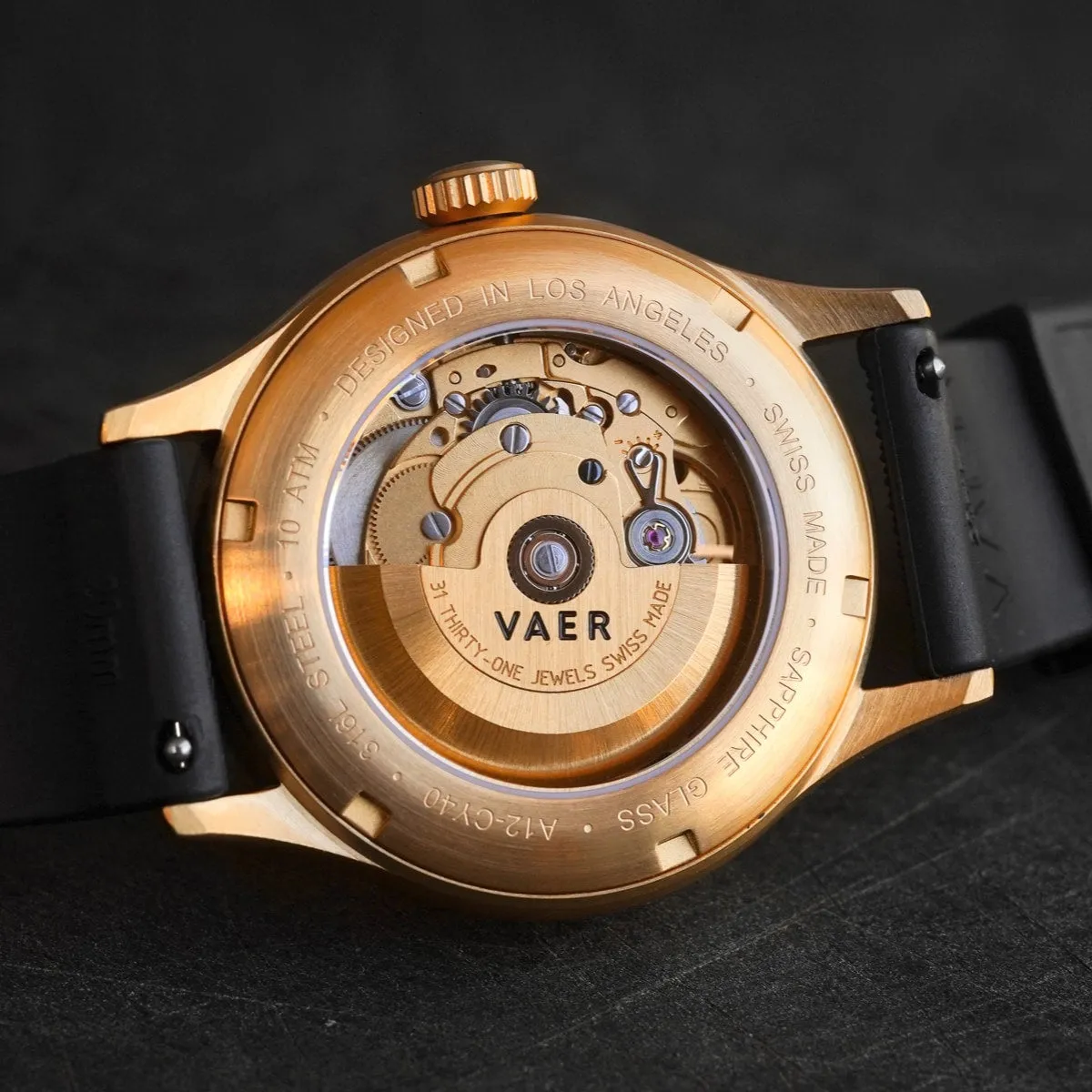A12 Ceremony Swiss 40mm - Gold