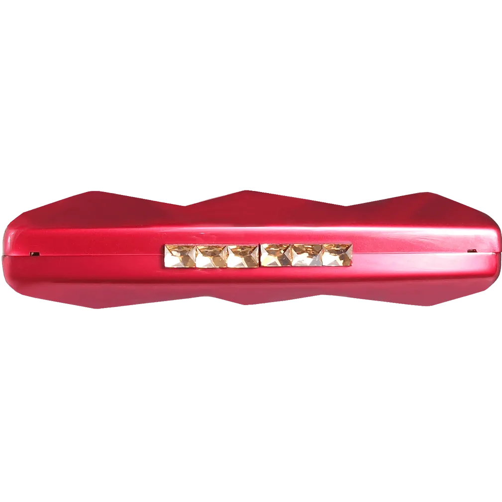 Acrylic Red Clutch Bag