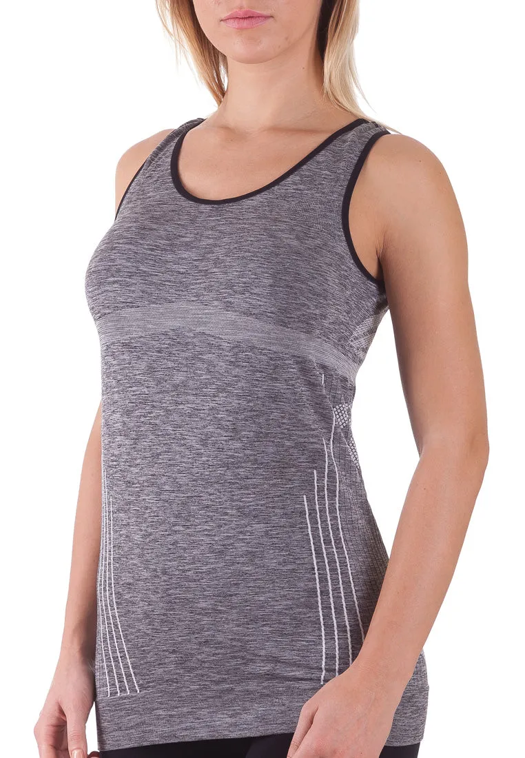 Actiwear Womens Dryarn Melange Tank Top
