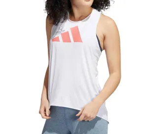 adidas 3-Stripes Women's White Activewear Tank Top Size Medium (New)
