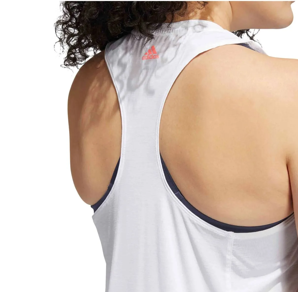 adidas 3-Stripes Women's White Activewear Tank Top Size Medium (New)