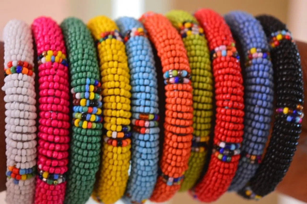 African Beaded Maasai Bangles | African Jewelry For women| Maasai Jewelry | African Gift Ideas