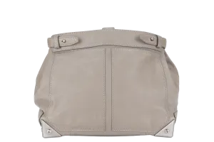 ALEXANDER WANG GREY CALF LEATHER CLUTCH BAG NO DUST COVER