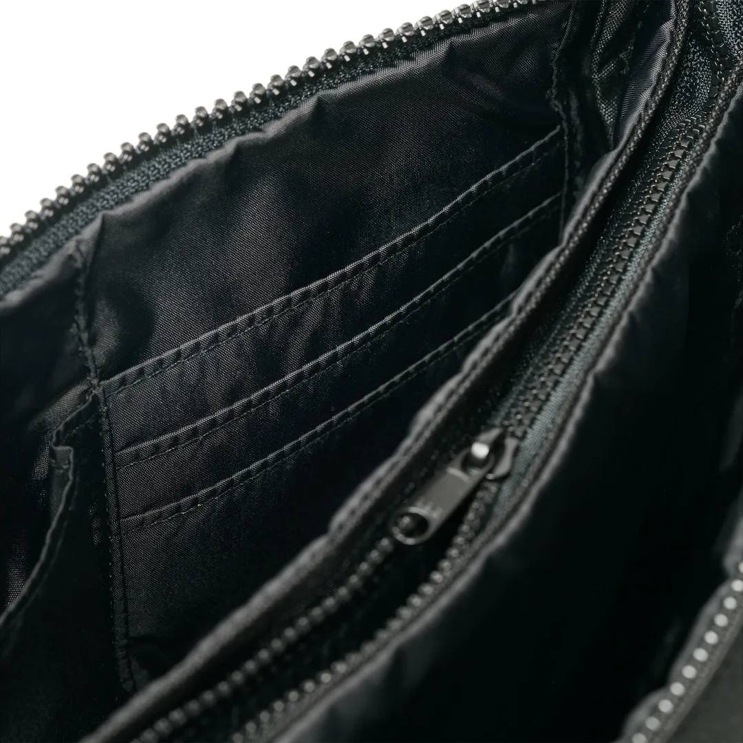 ALL BLACK CARNABY CROSSBODY XL RECYCLED CANVAS