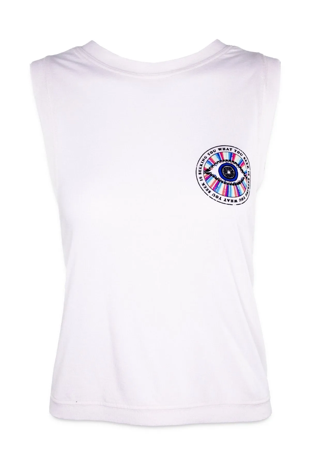 All Seeing Eye Balance Tank in Cream
