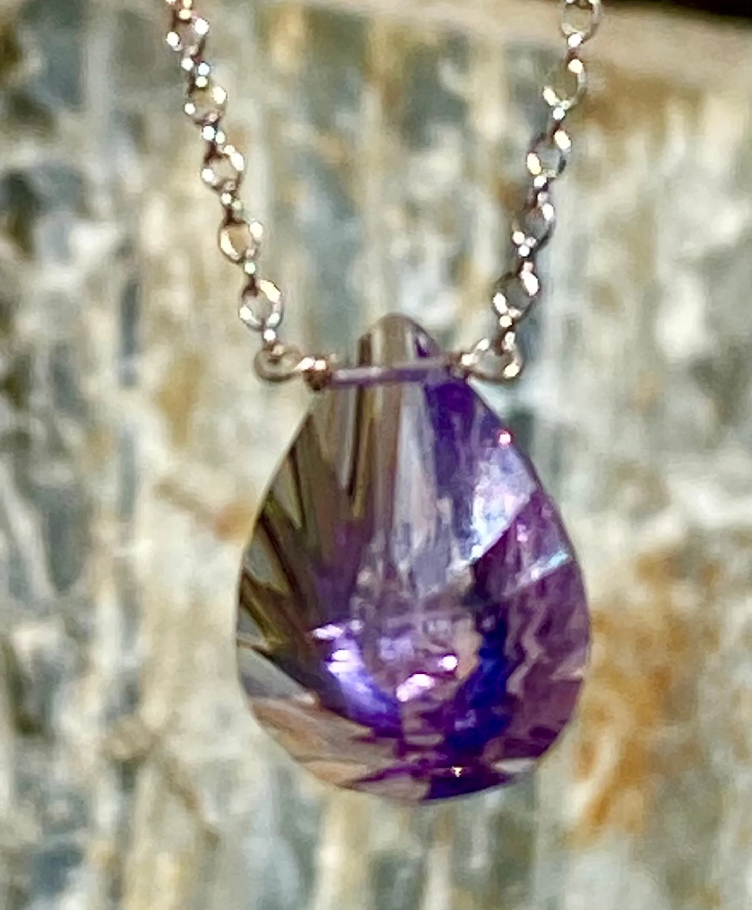 Amethyst Sunburst Necklace