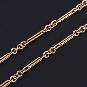 Antique Gold Necklace | 14k Gold Chain