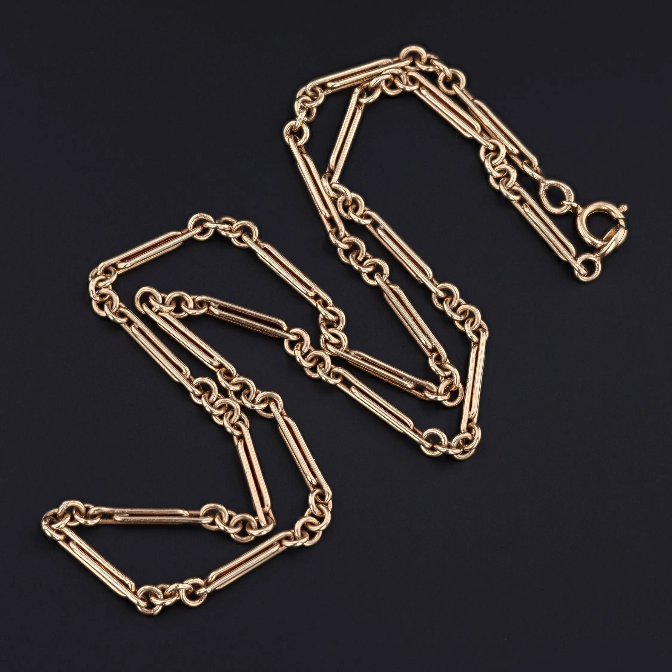 Antique Gold Necklace | 14k Gold Chain