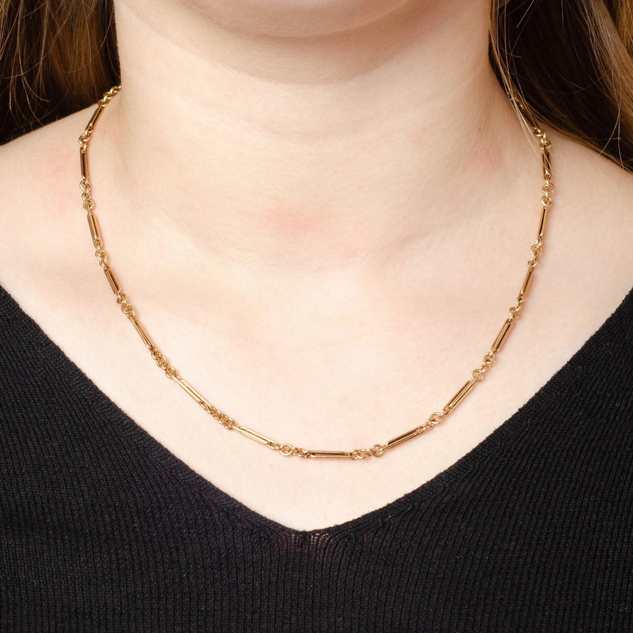 Antique Gold Necklace | 14k Gold Chain