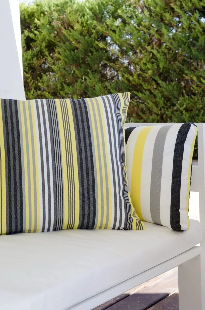 Bahamas Canvas Outdoor 5510 White / Grey 150 cm