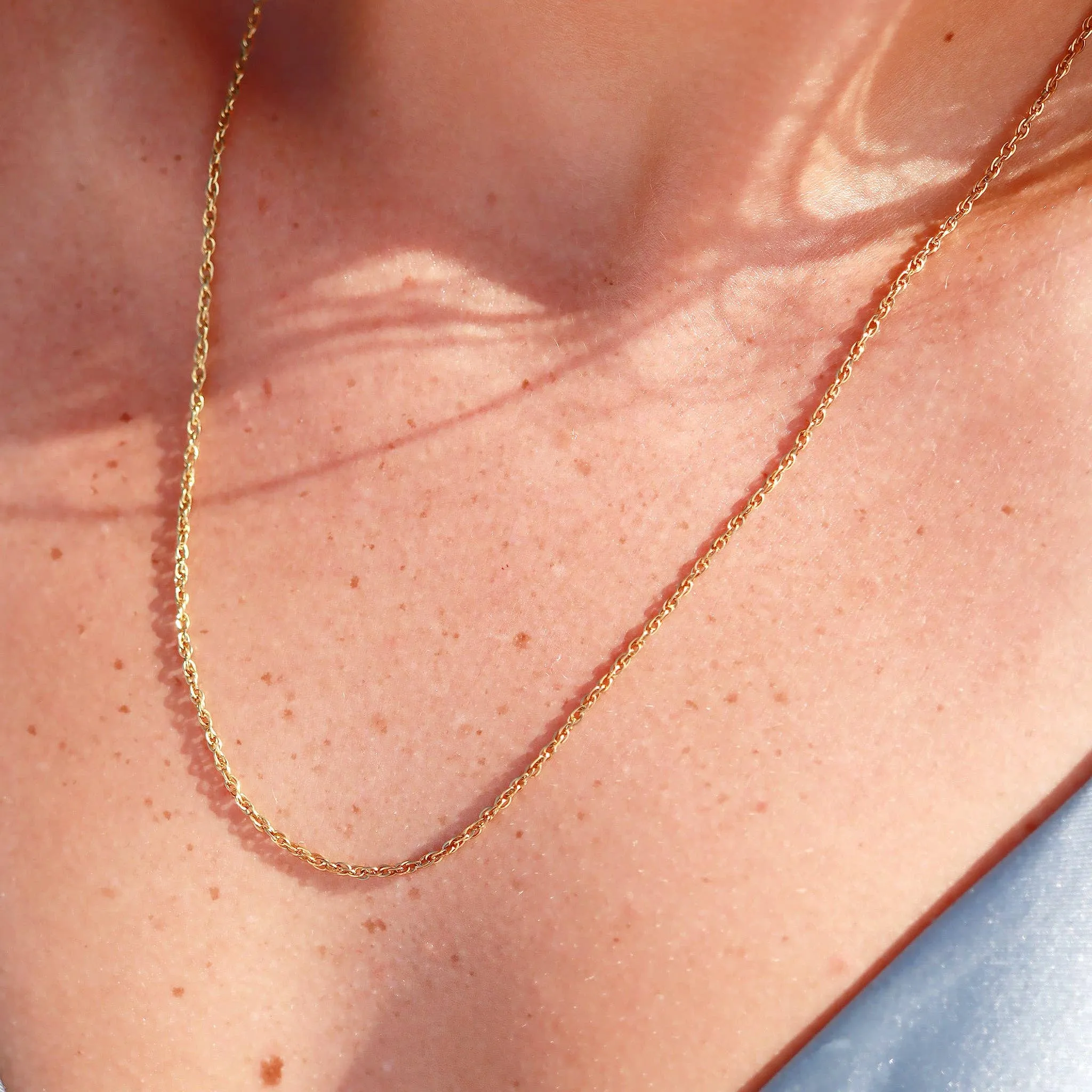 Bailey 18K Gold PVD and Stainless Steel PVD Double Round Link Chain