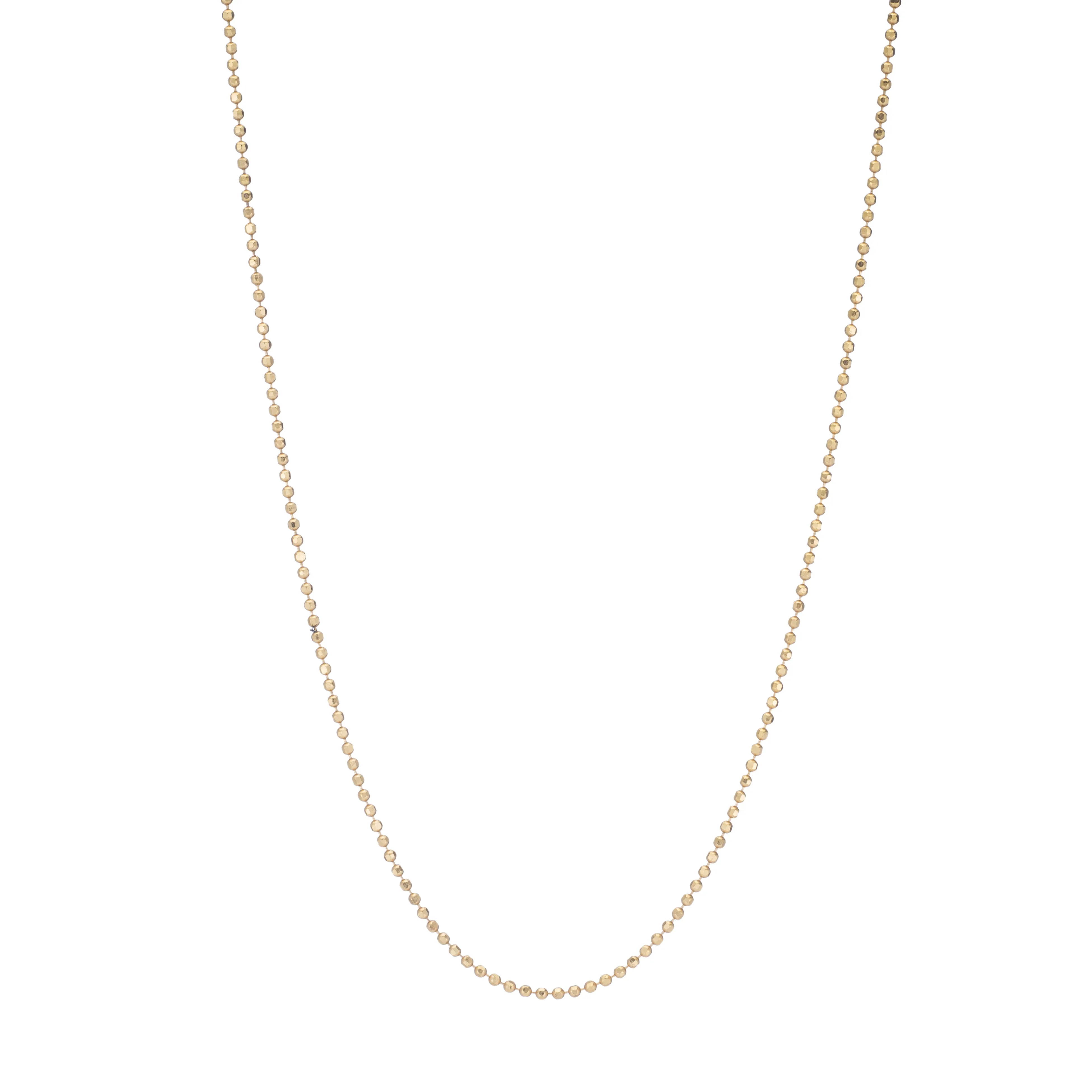 Ball Chain Necklace - Gold