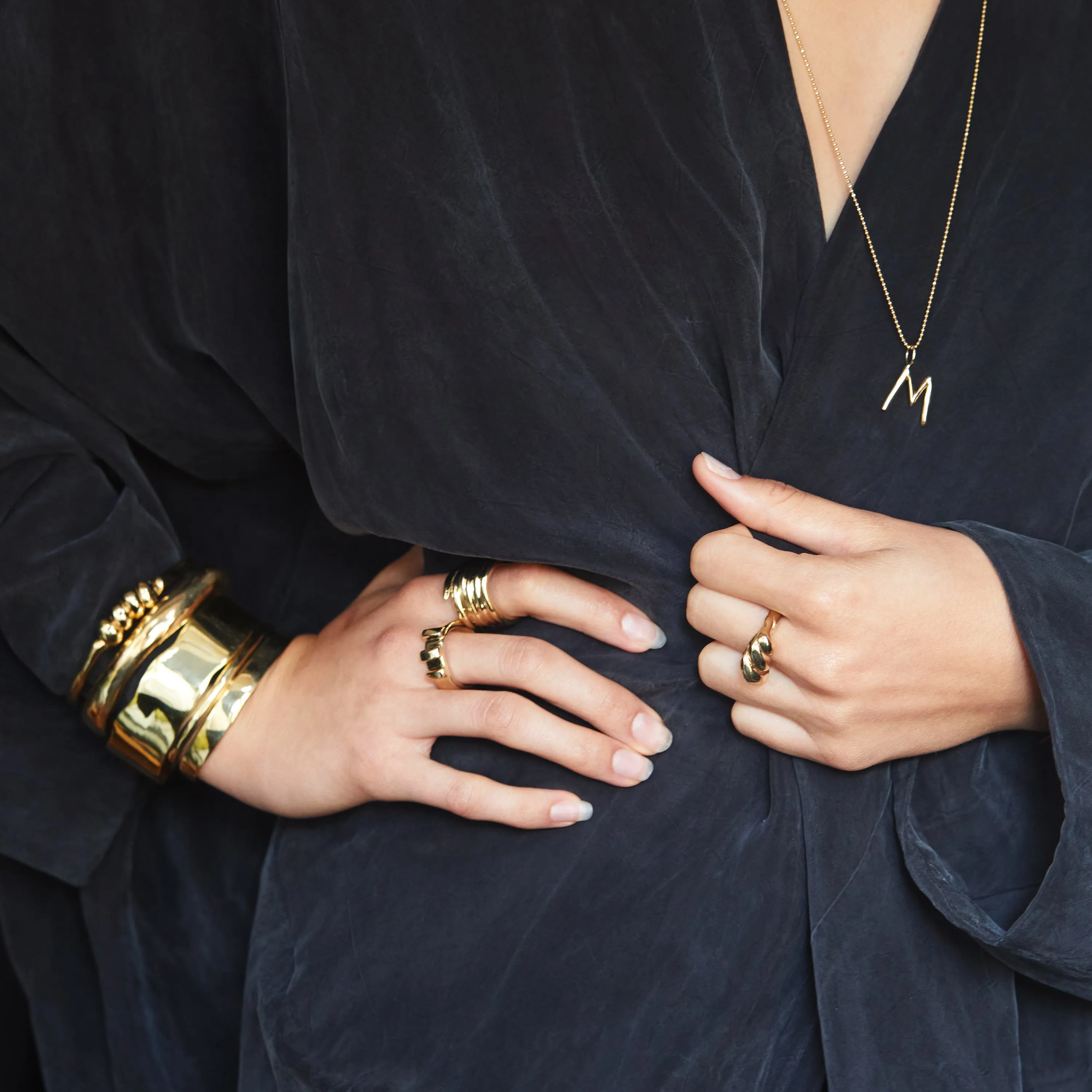 Ball Chain Necklace - Gold