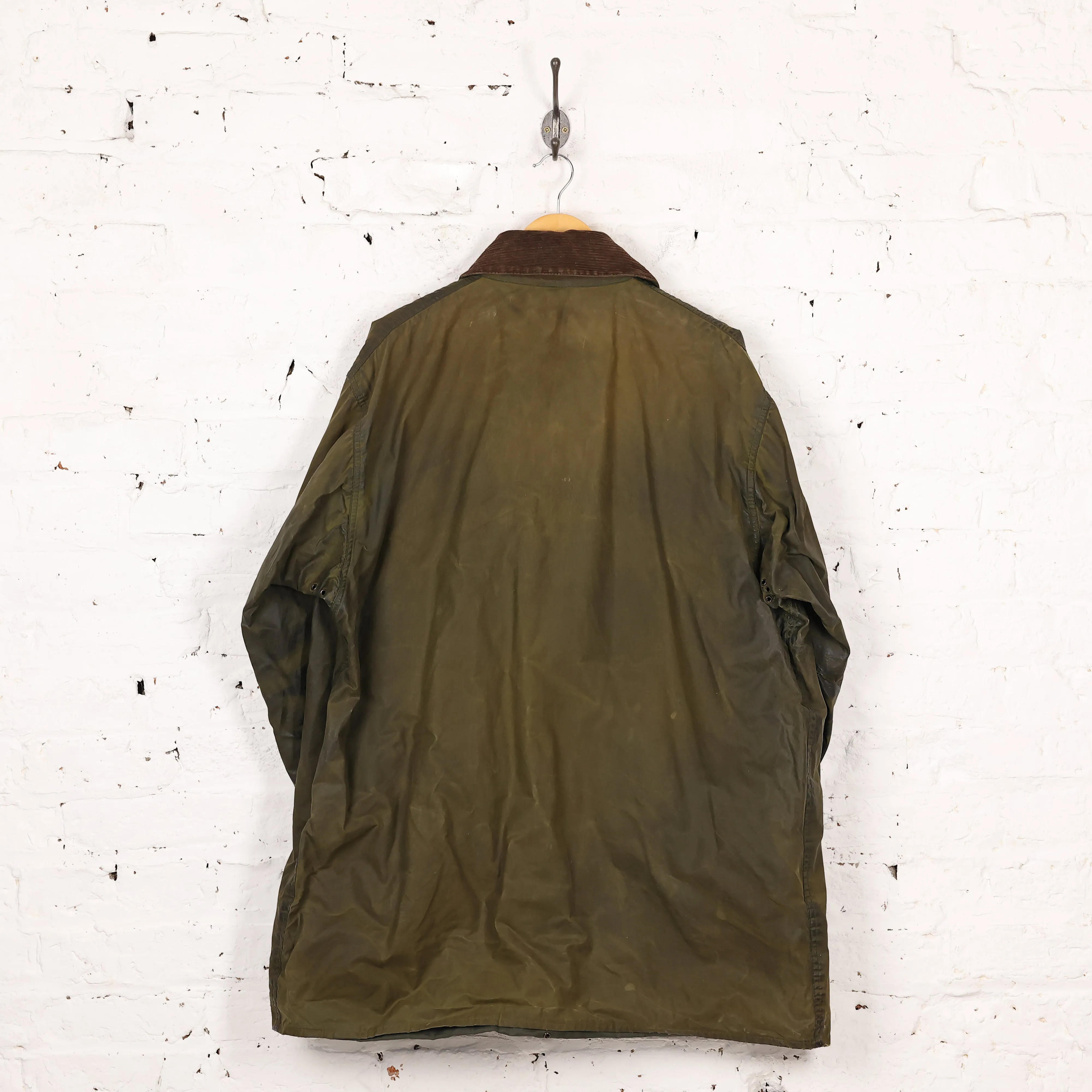 Barbour Border Wax Jacket Coat - Green - XXL