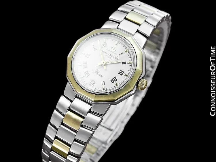Baume & Mercier Ladies Riviera Two-Tone Watch - Stainless Steel & 18K Solid Gold