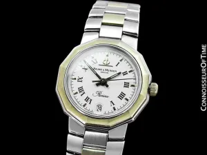 Baume & Mercier Ladies Riviera Two-Tone Watch - Stainless Steel & 18K Solid Gold