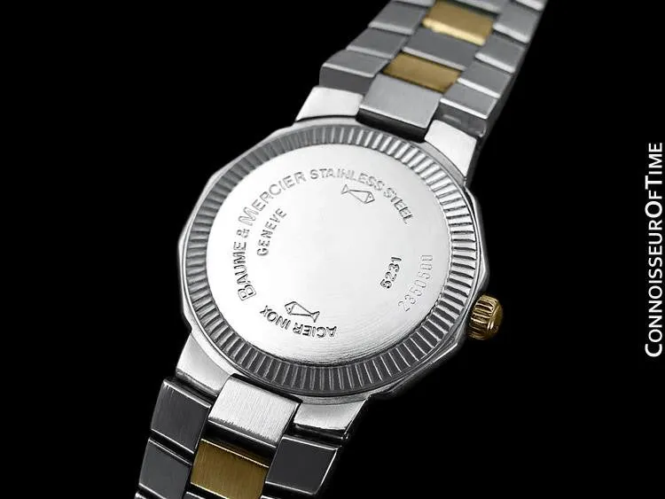 Baume & Mercier Ladies Riviera Two-Tone Watch - Stainless Steel & 18K Solid Gold