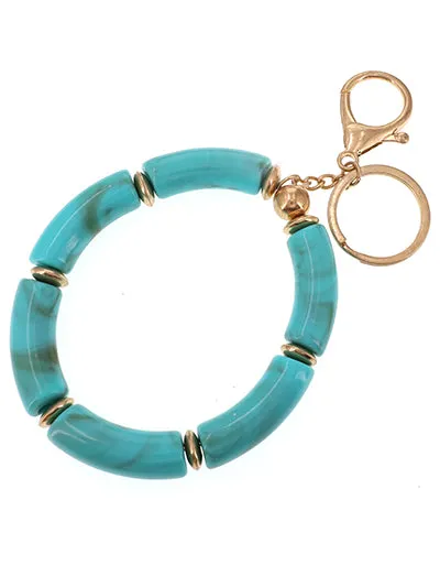 Beaded Bangle Keychain