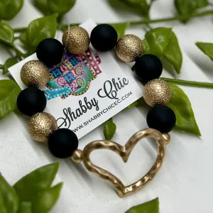 Beaded Heart Bracelet