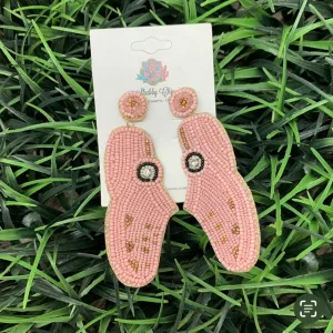 Beaded Shoe Earrings