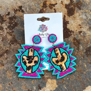 Beaded Southwest Earrings