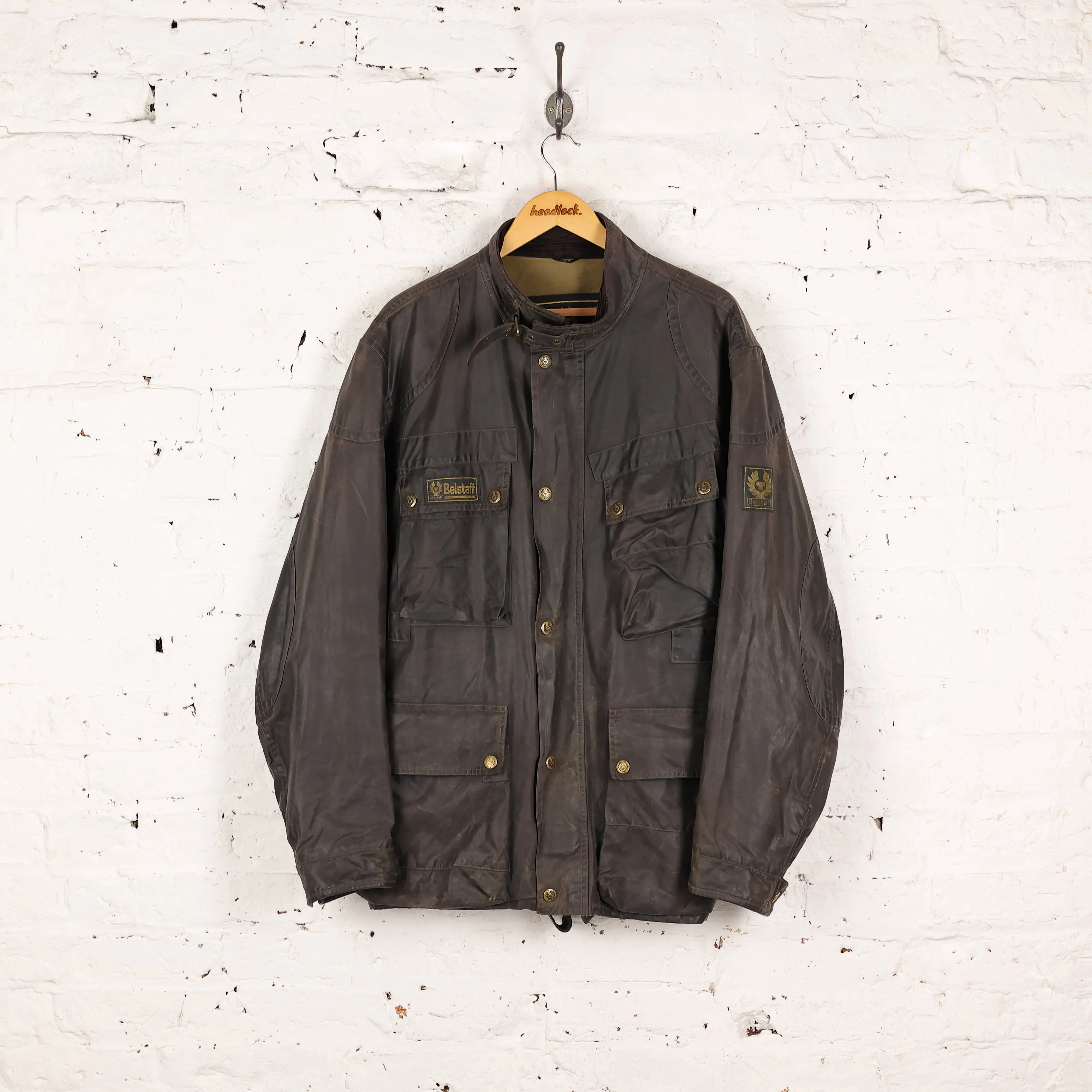 Belstaff Wax Jacket - Black - XXL