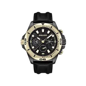 Black Artificial Leather Watch