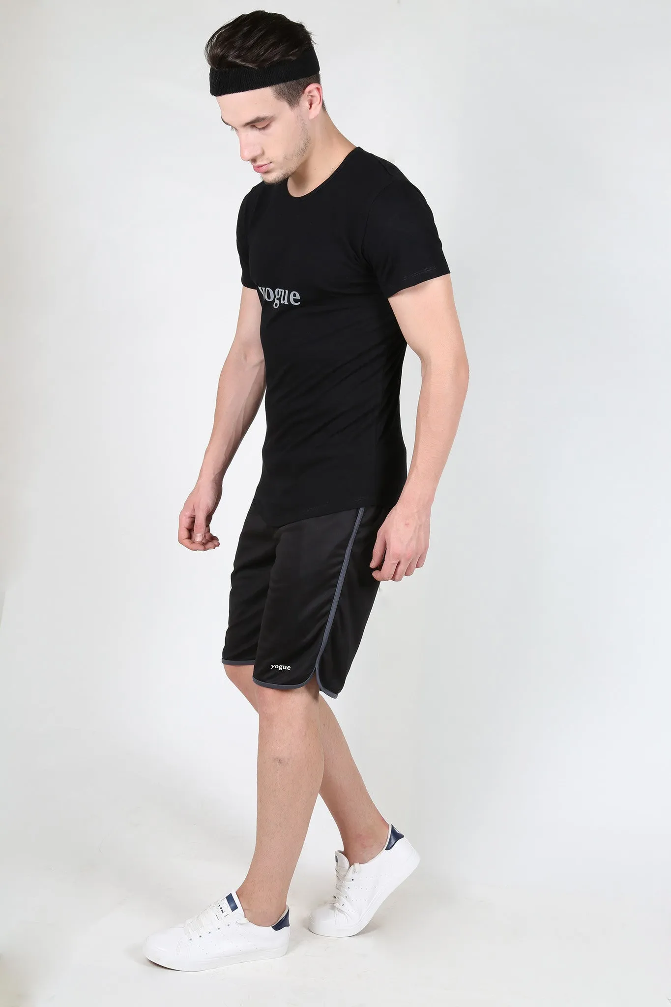 Black Football Shorts