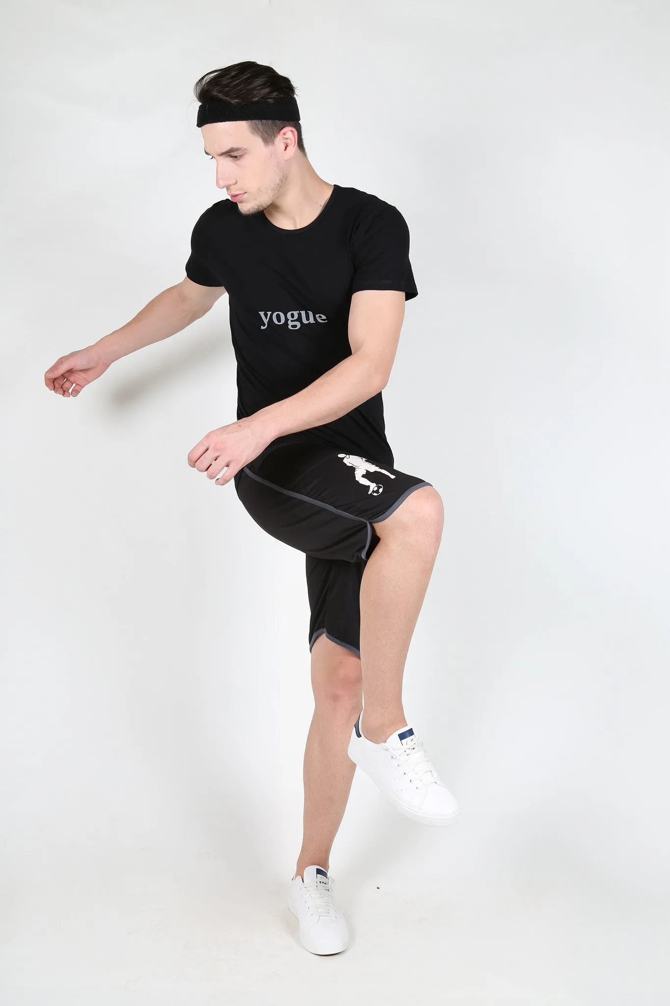 Black Football Shorts