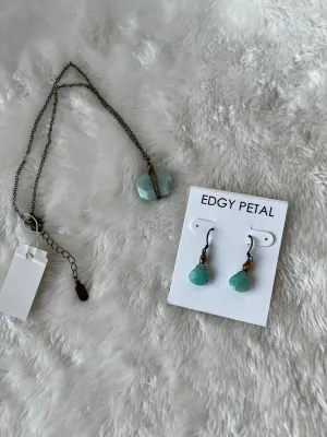 Brass & Amazonite  Jewelry