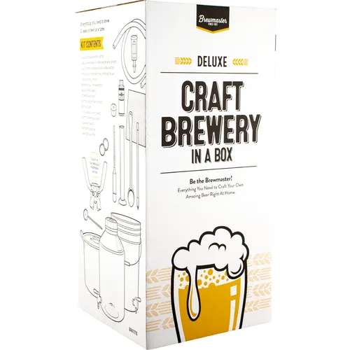 Brewmaster Deluxe Craft Brewery In A Box - Home brewing Equipment Kit