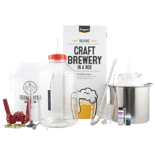 Brewmaster Deluxe Craft Brewery In A Box - Home brewing Equipment Kit