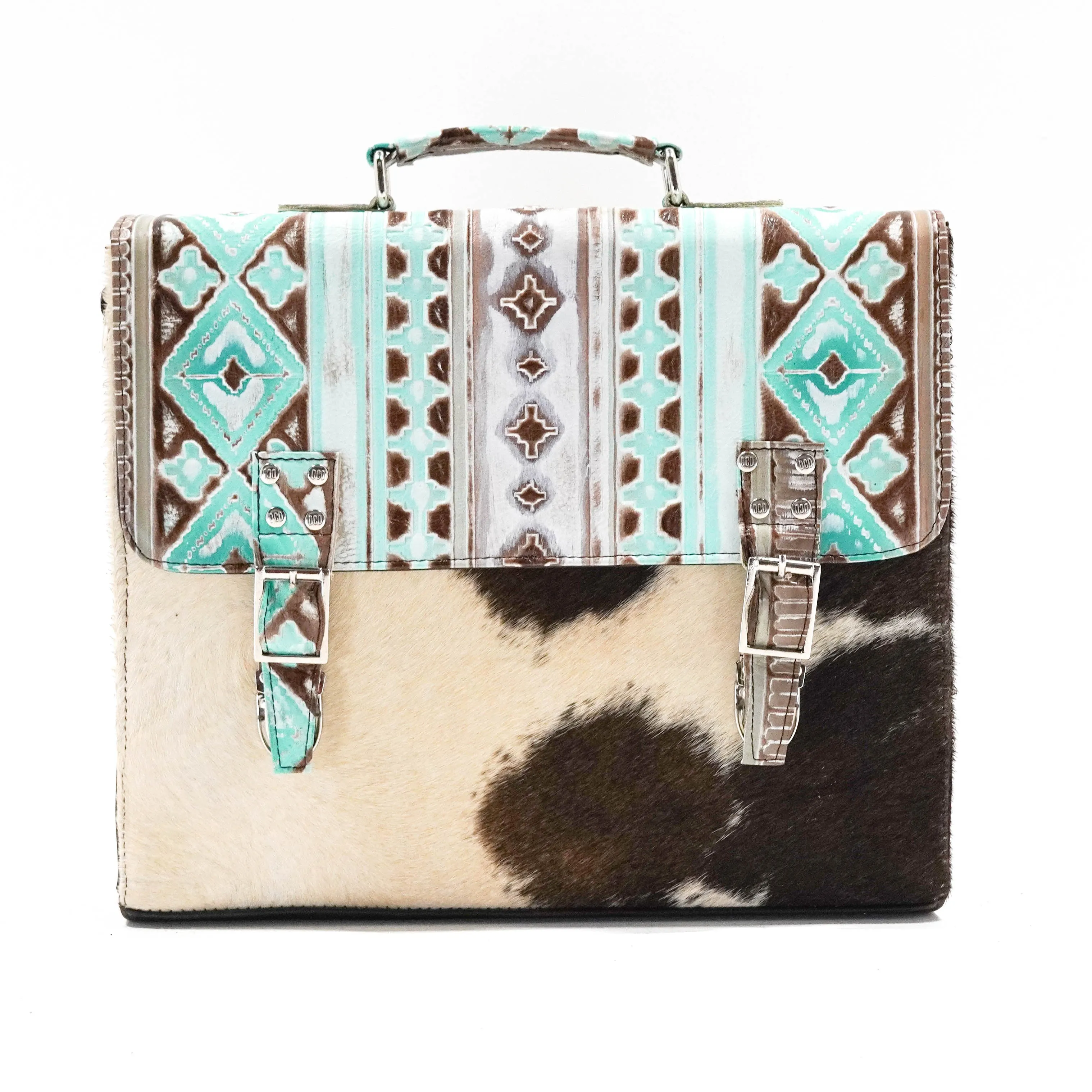 Briefcase - Longhorn w/ Bora Bora Navajo