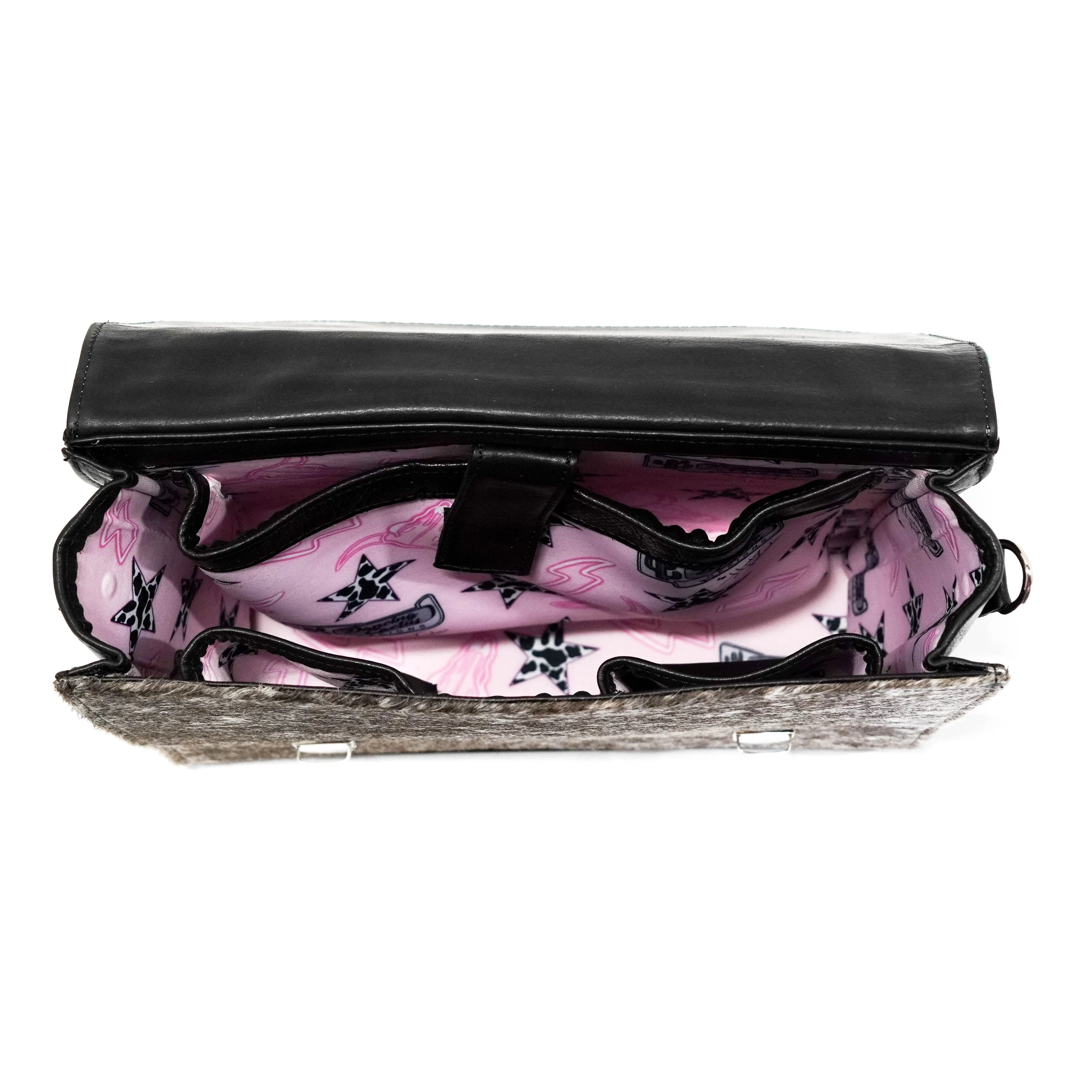 Briefcase - Longhorn w/ Caribbean Croc