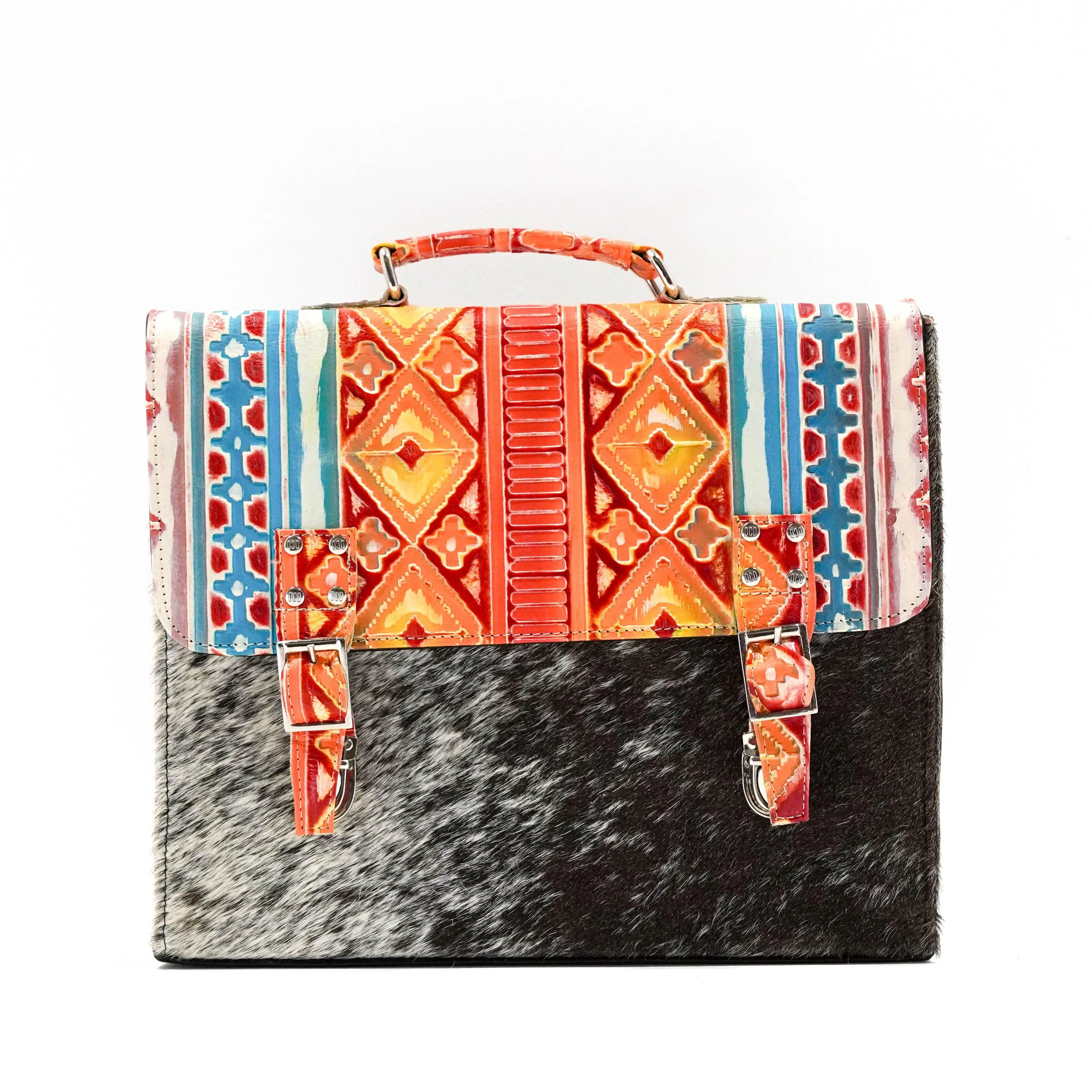 Briefcase - Longhorn w/ Great Plains Navajo