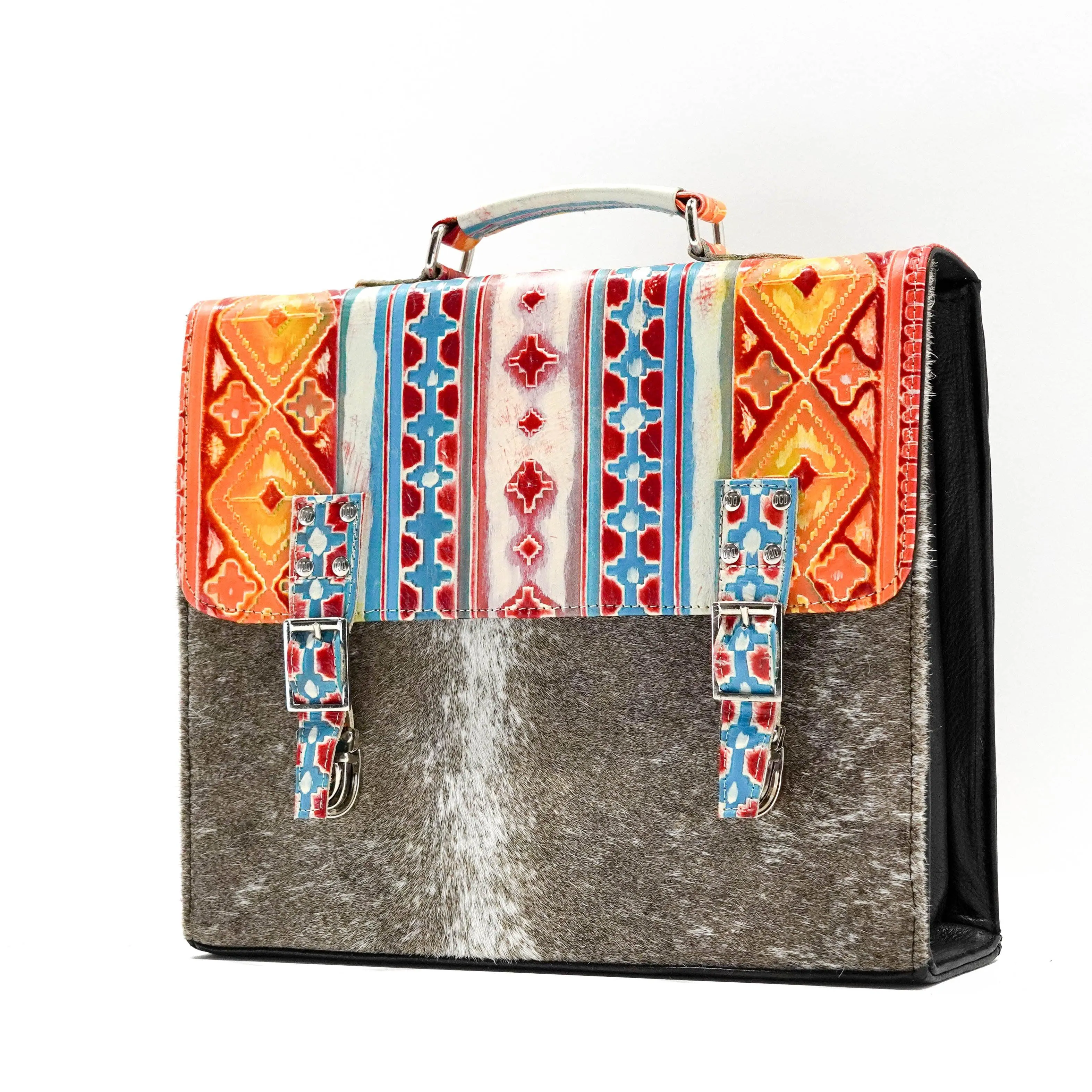 Briefcase - Longhorn w/ Great Plains Navajo