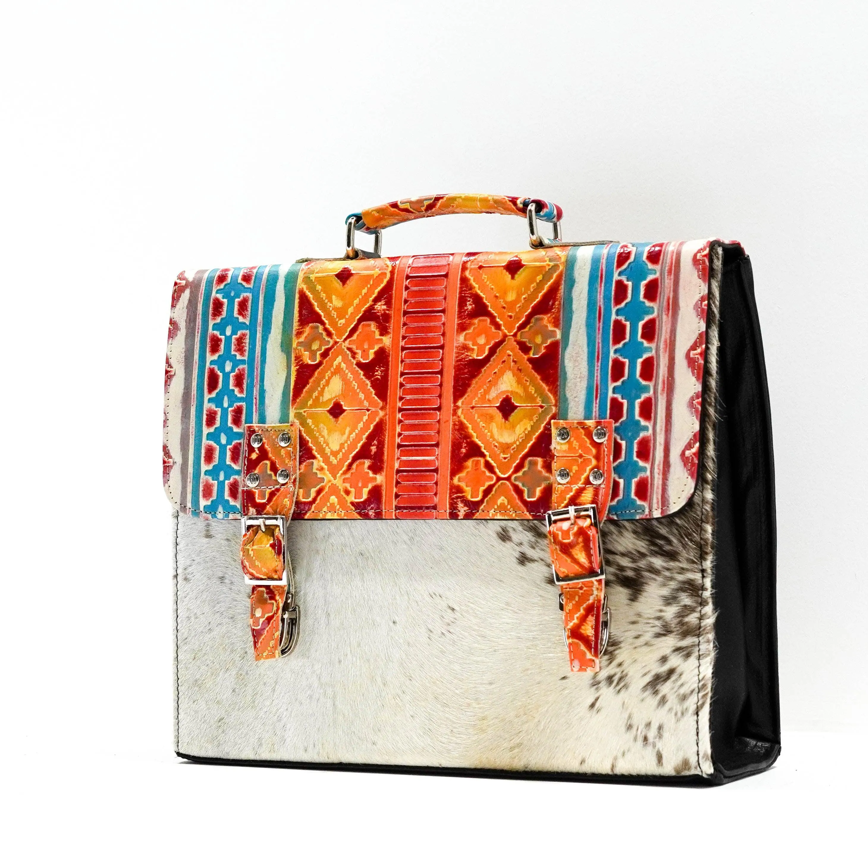 Briefcase - Longhorn w/ Great Plains Navajo