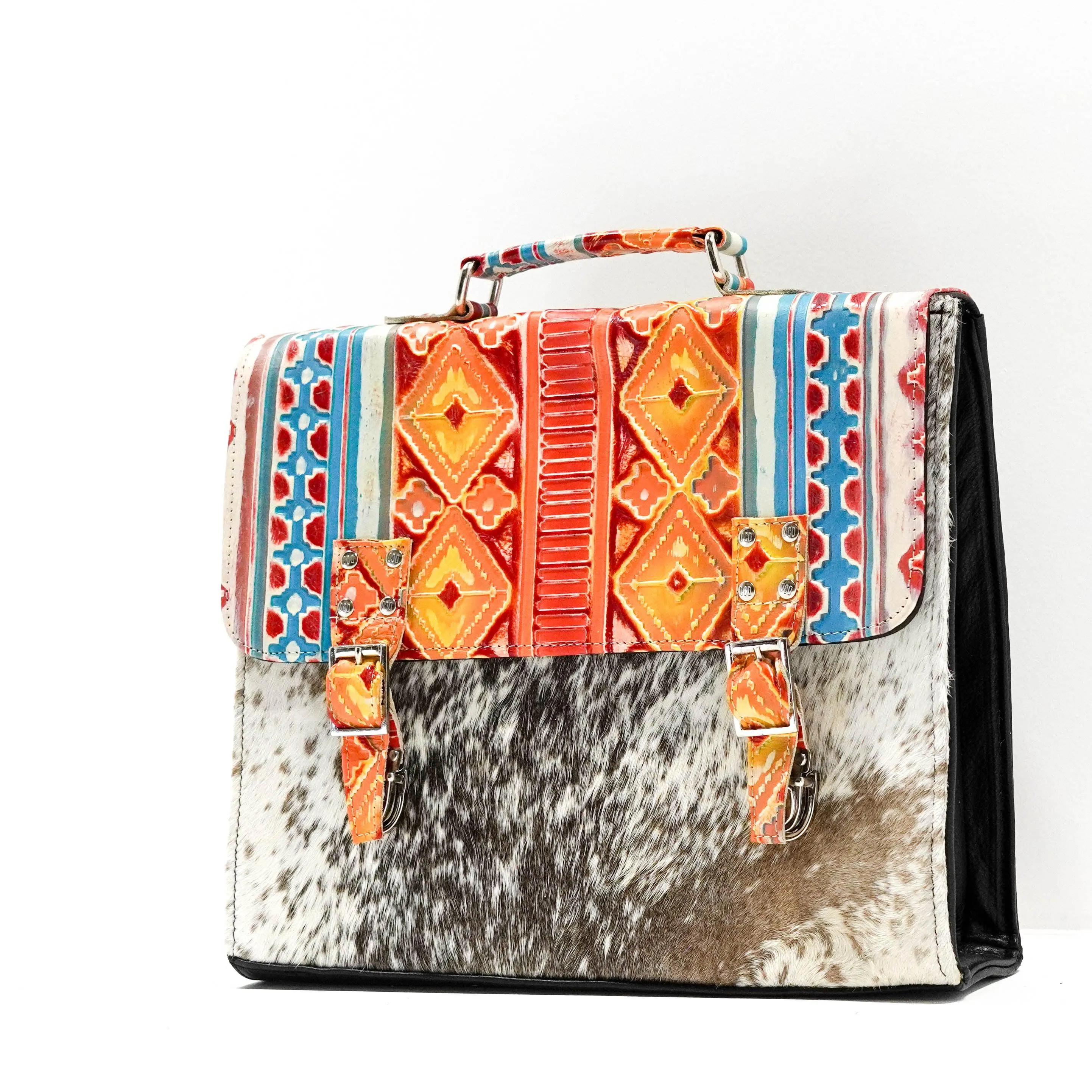 Briefcase - Longhorn w/ Great Plains Navajo
