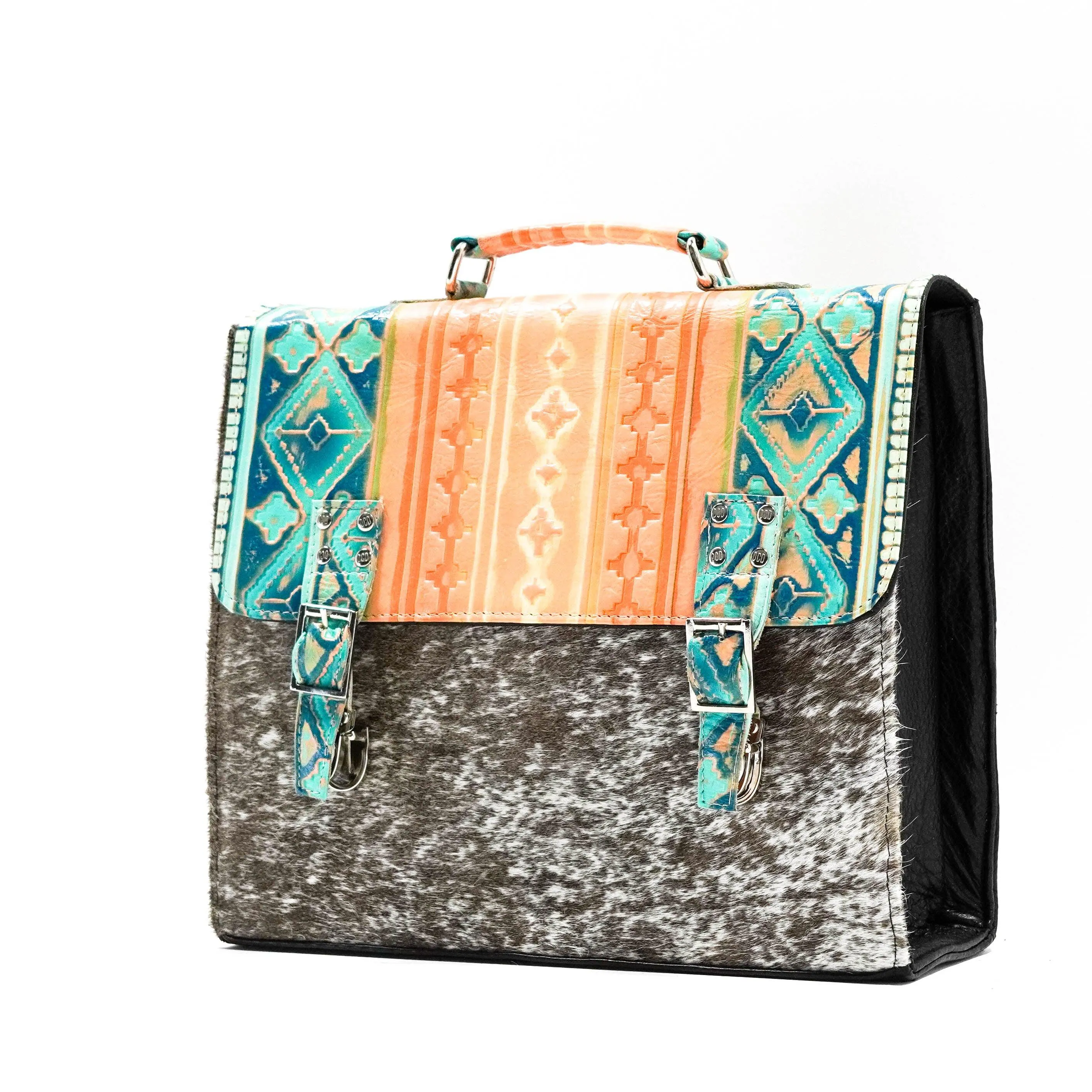 Briefcase - Longhorn w/ Margaritaville Navajo