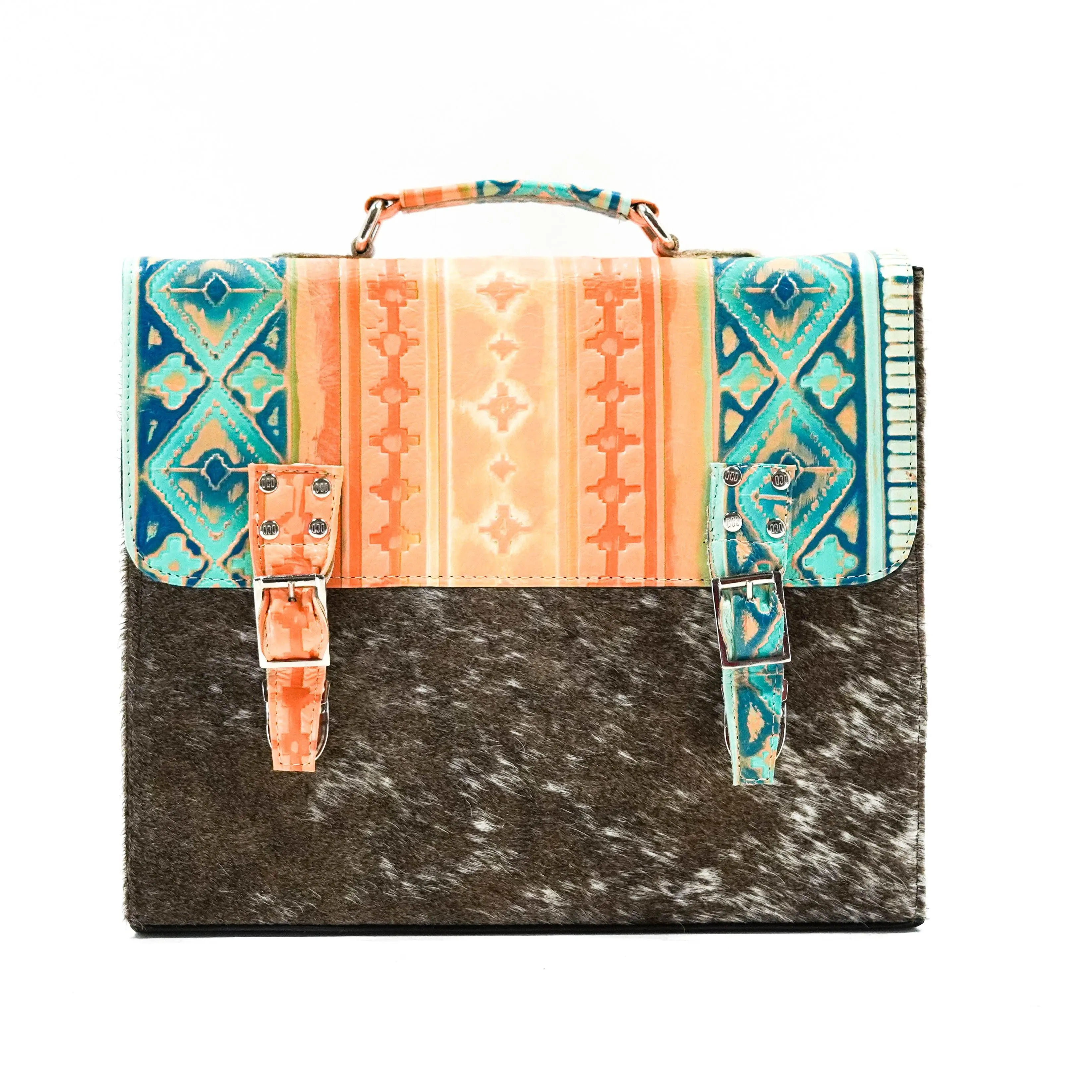 Briefcase - Longhorn w/ Margaritaville Navajo