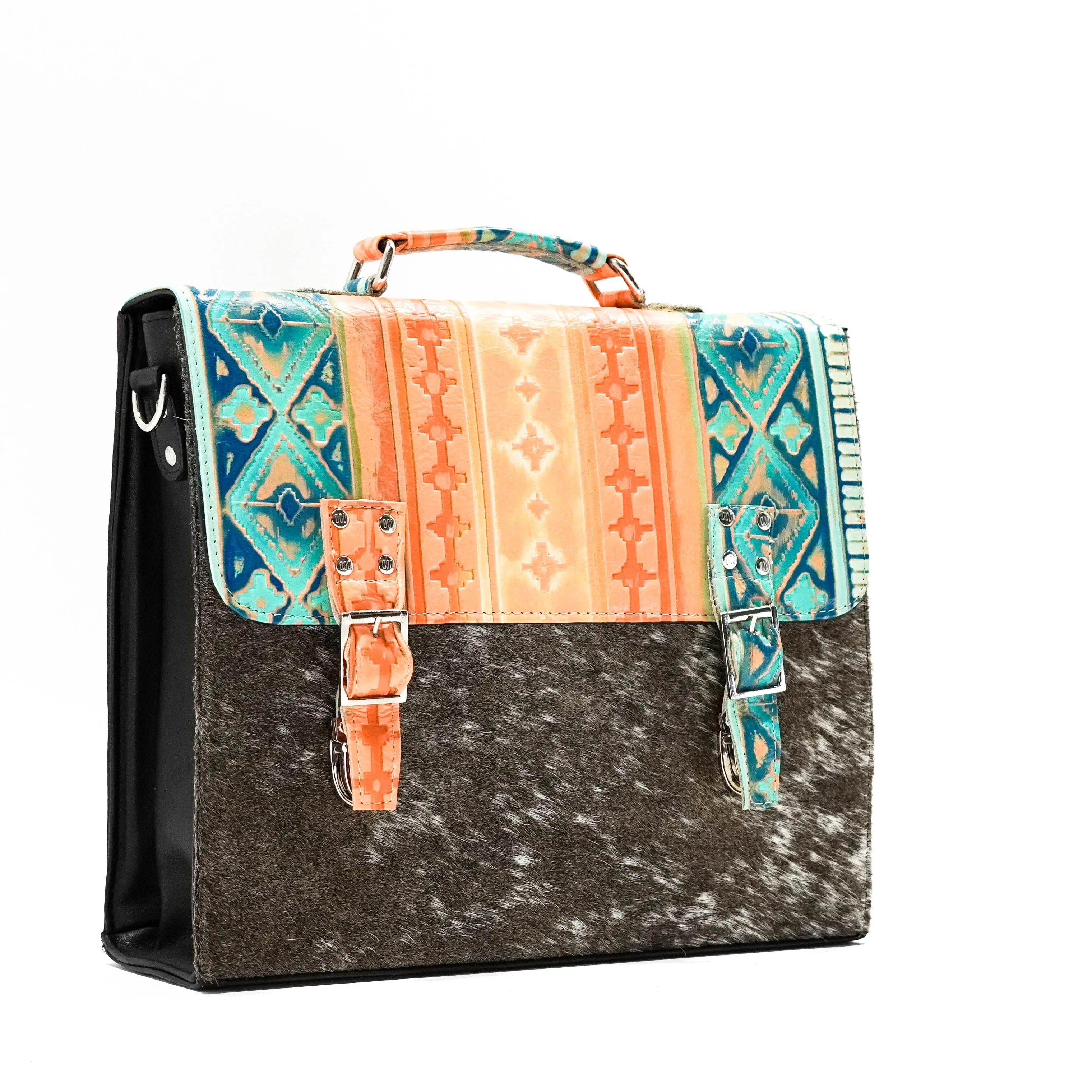 Briefcase - Longhorn w/ Margaritaville Navajo